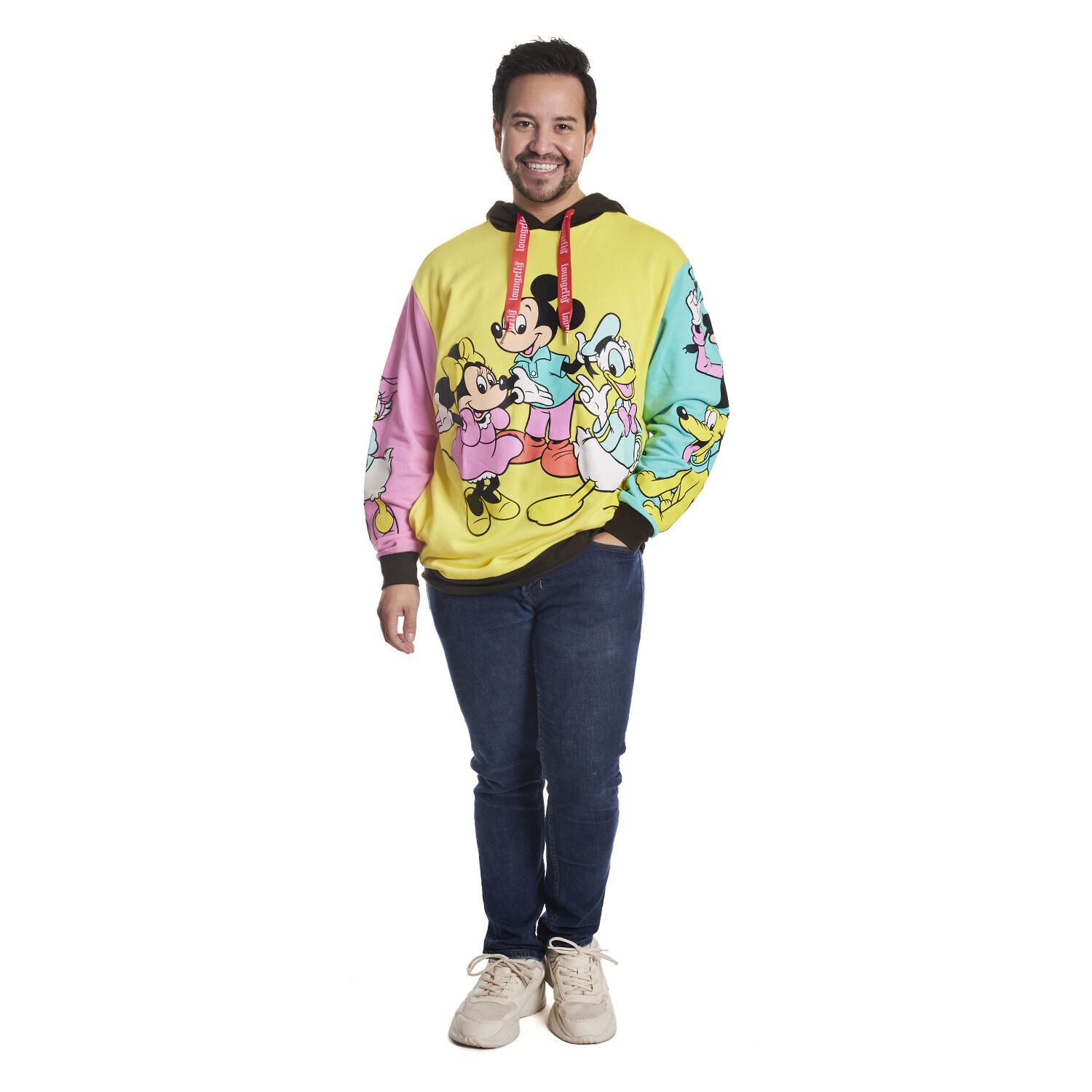 Disney100 Mickey Friends Classic Color Block Unisex Hoodie