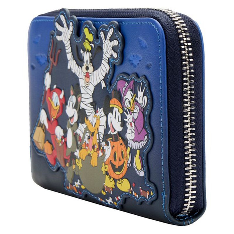 Exclusive - Mickey and Friends Halloween Haunted House Zip Around Wallet, , hi-res image number 3