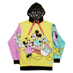 Disney100 Mickey & Friends Classic Color Block Unisex Hoodie, , hi-res view 10