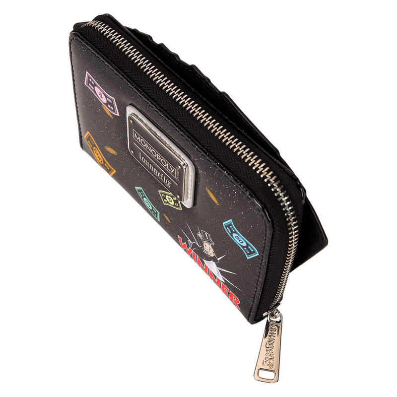 Monopoly 90th Anniversary Money Glitter Zip Around Wallet, , hi-res view 6