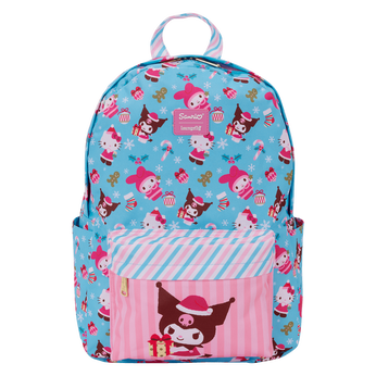 Sanrio Kuromi Holiday All-Over Print Full-Size Backpack, , hi-res view 1