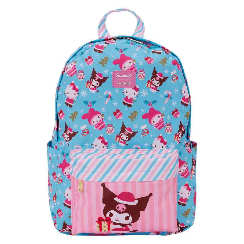 Sanrio Kuromi Holiday All-Over Print Full-Size Backpack, , hi-res view 1
