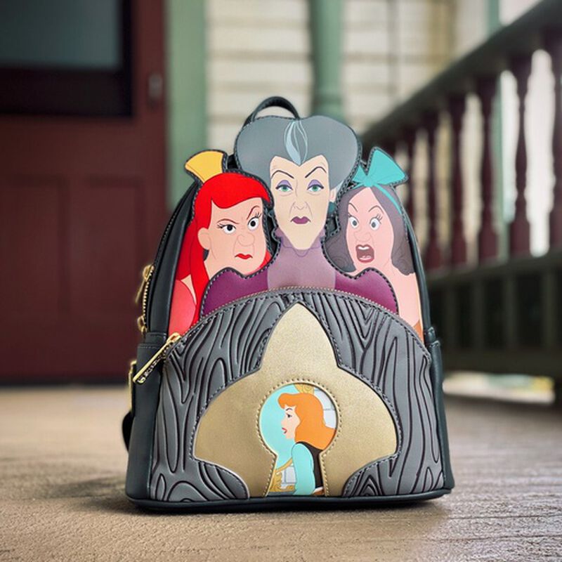 Loungefly Evil Stepmother and Stepsisters Villains Scene Mini Backpack