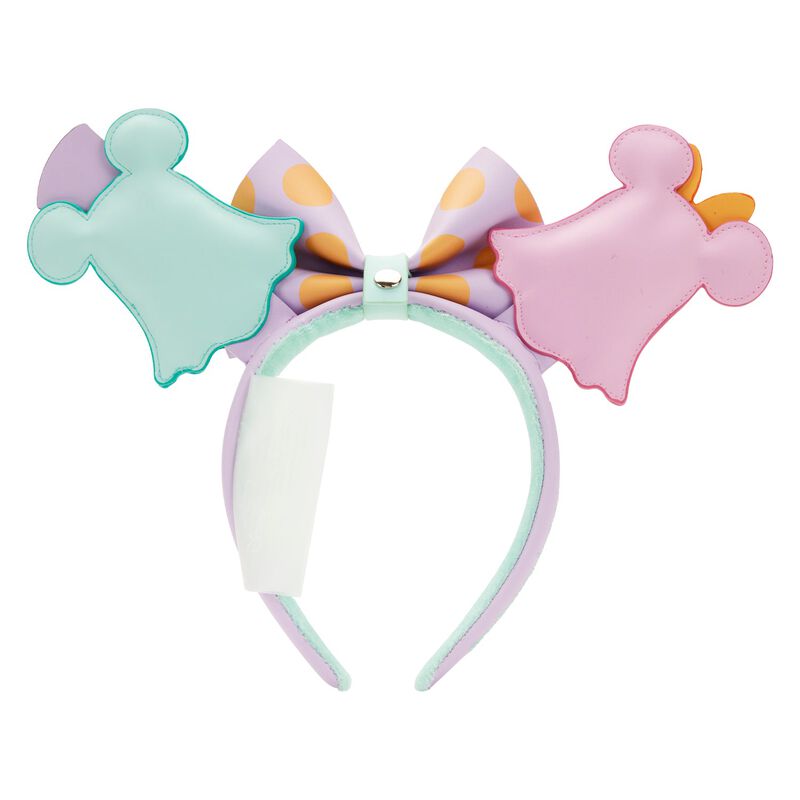 Pastel Ghost Mickey and Minnie Mouse Glow Ear Headband, , hi-res image number 3