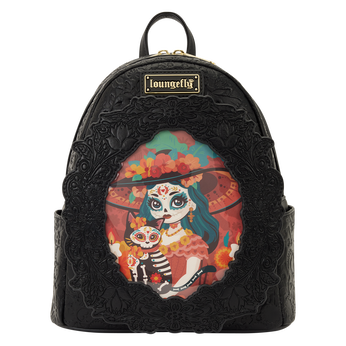Loungefly Día de los Muertos La Catrina Photo Insert Mini Backpack, Image 1