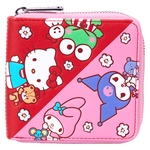 Sanrio Hello Kitty & Friends Color Block Zip Around Wallet, , hi-res view 1