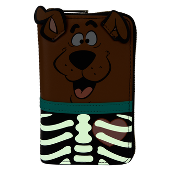 Scooby-Doo™ Skeleton Cosplay Glow Zip Around Wallet, Image 2