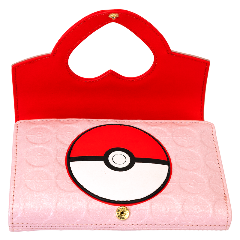 Pokémon Exclusive I Choose You Hearts Flap Zip Around Wallet, , hi-res view 4