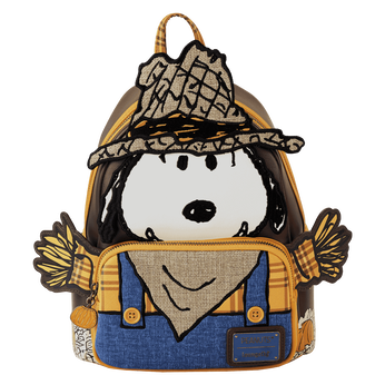 Peanuts Snoopy Scarecrow Cosplay Mini Backpack, Image 1