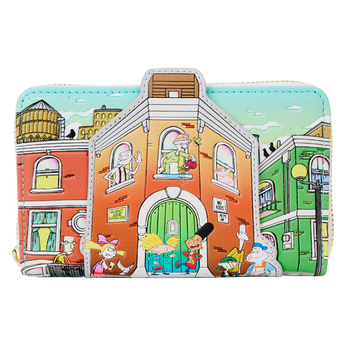 Hey Arnold! Sunset Arms Boarding House Zip Around Wallet, Image 1