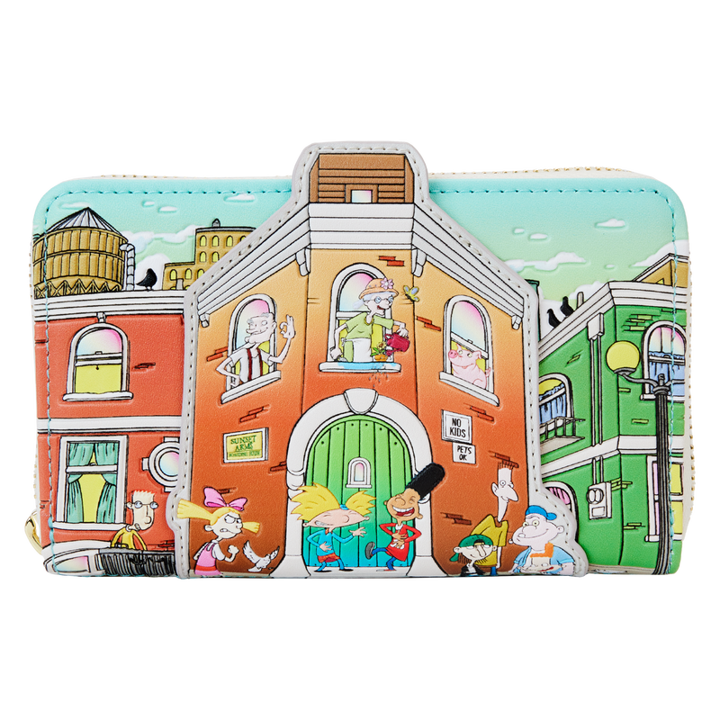 Hey Arnold! Sunset Arms Boarding House Zip Around Wallet, , hi-res view 1