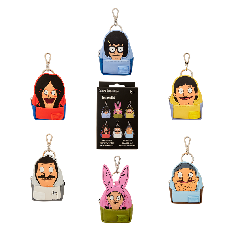 Bob's Burgers Cosplay Mystery Mini Backpack Keychain Charm, , hi-res view 1