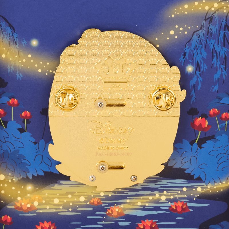 The Princess And The Frog 15th Anniversary Tiana & Naveen Glow 3" Collector Box Sliding Pin, , hi-res view 8
