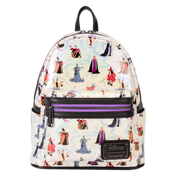 Disney Villains Iridescent All-Over Print Mini Backpack, Image 1