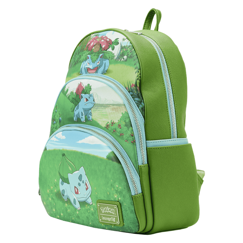 Pokémon Bulbasaur Evolutions Triple Pocket Backpack, , hi-res view 3
