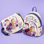 Sleeping Beauty Princess Aurora & Prince Phillip Floral Crossbody Bag, , hi-res view 3