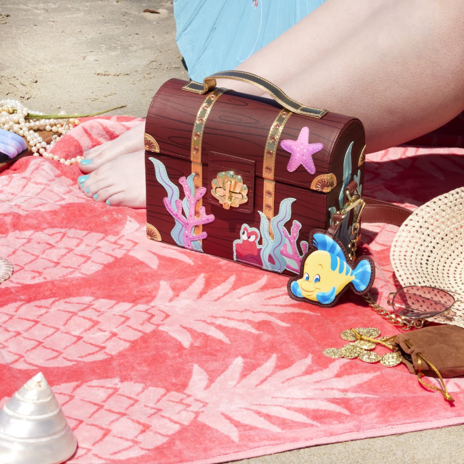 Disney loungefly hotsell little mermaid purse