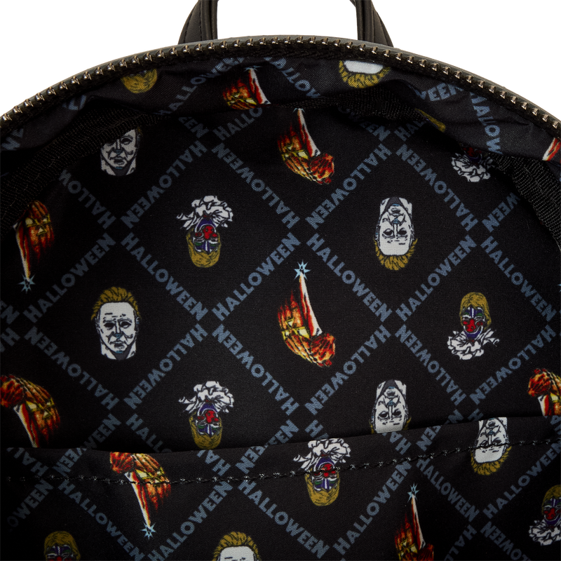 Halloween Michael Myers Jack-O'-Lantern Glow Mini Backpack, , hi-res view 8