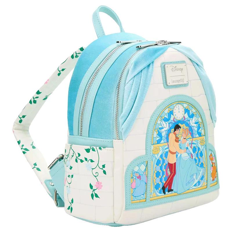 Disney Cinderella & Prince Stained Glass Curtain Mini Backpack, , hi-res view 2