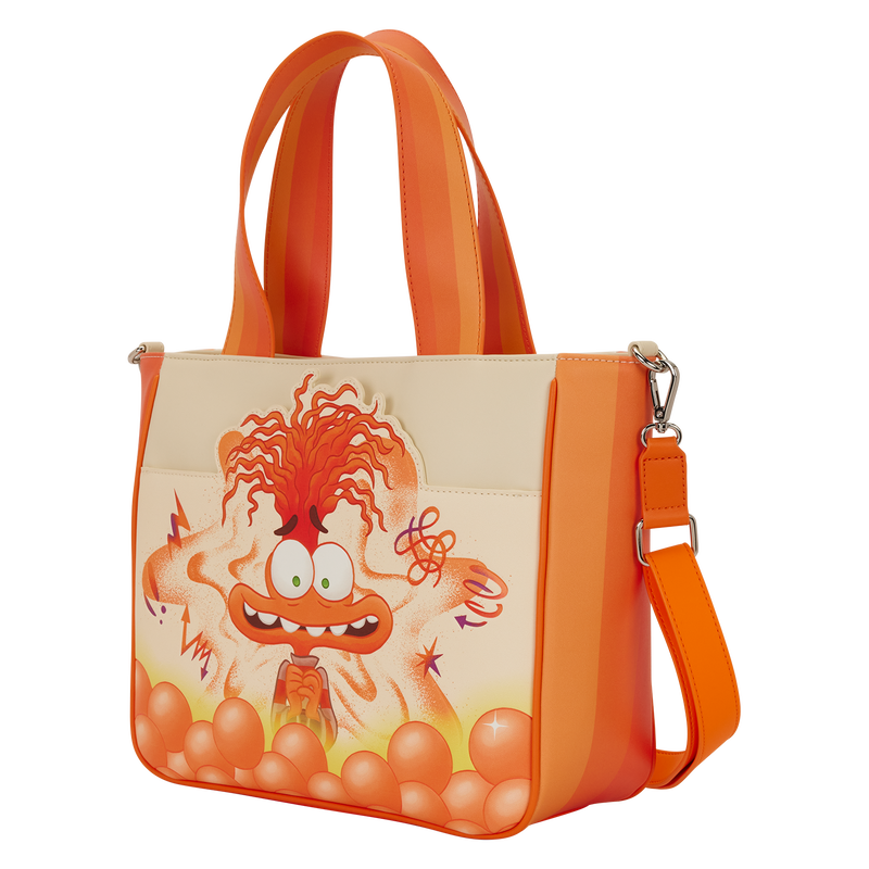 Inside Out 2 Anxiety Glow Tote Crossbody Bag with Coin Bag, , hi-res view 6