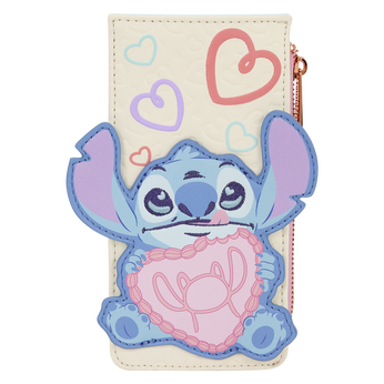 Stitch & Angel Be Mine Large Card Holder, Image 1