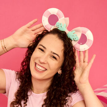 Minnie Mouse Vacation Style Poolside Ear Headband, Image 2