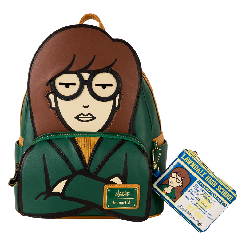 Daria Cosplay Mini Backpack with Coin Bag, , hi-res view 1