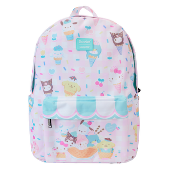 Sanrio Hello Kitty & Friends Sweets All-Over Print Nylon Full-Size Backpack, Image 1
