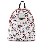 Disney Mickey & Minnie Mouse Love Heart AOP Mini Backpack, , hi-res view 1