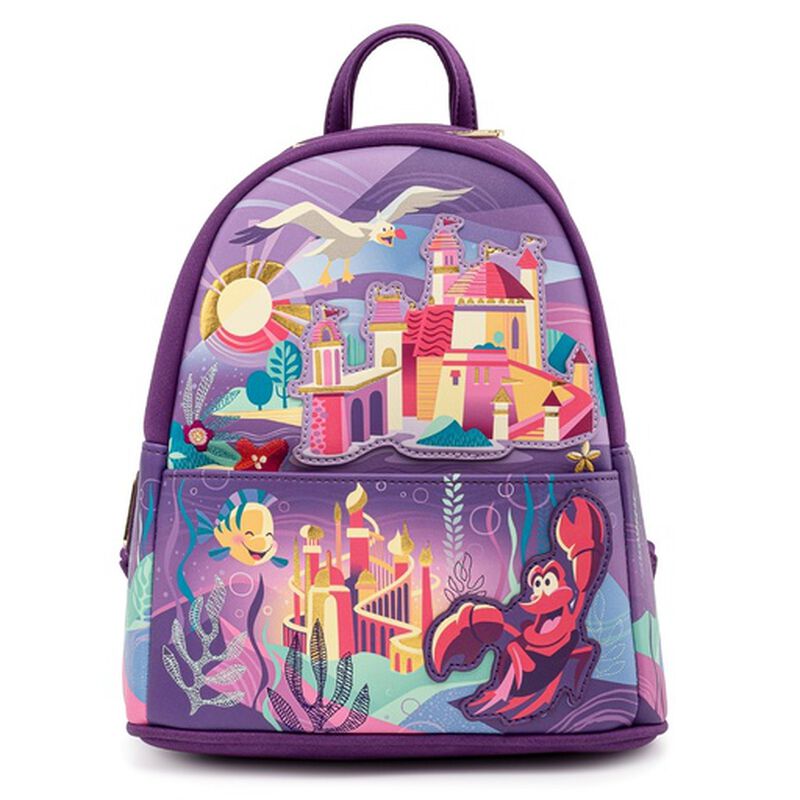 Disney The Little Mermaid Ariel Castle Mini Backpack, , hi-res view 1
