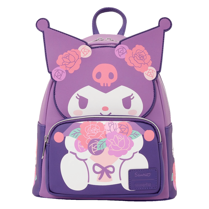 Hello Kitty & Friends Kuromi Floral Mini Backpack - Sanrio, , hi-res view 1