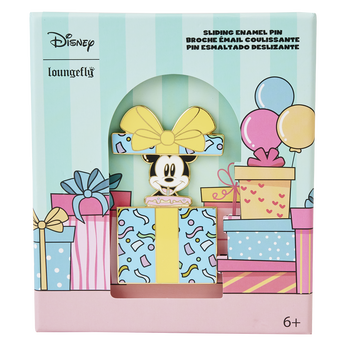 Mickey Mouse Birthday Present Surprise 3" Collector Box Pin, Image 1