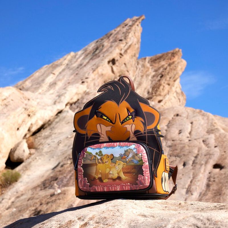 Lion King: Villains Scene Scar Loungefly Mini Backpack