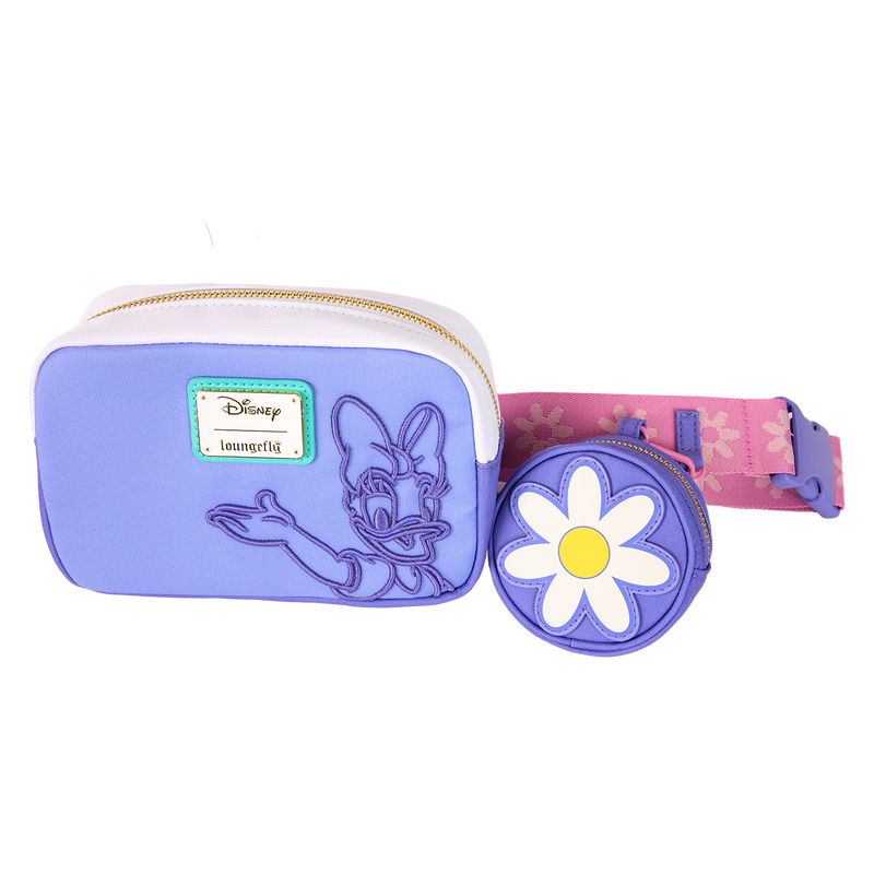 Daisy Duck 85th Anniversary Nylon Sling Crossbody Bag with Coin Bag, , hi-res view 6