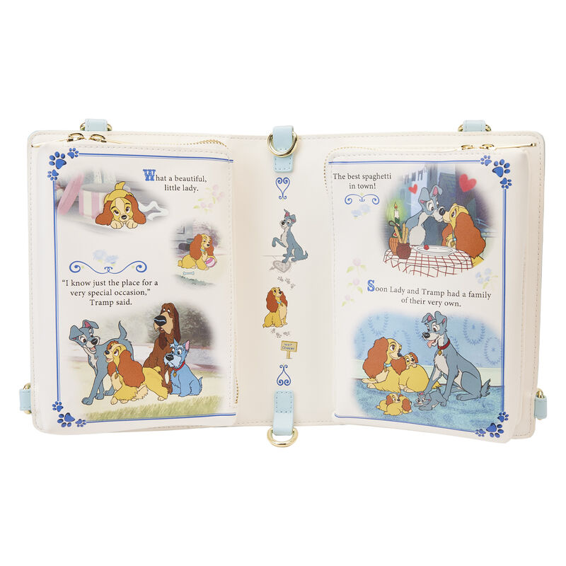 Lady and the Tramp Storybook Convertible Backpack & Crossbody Bag, , hi-res view 8