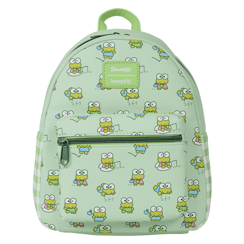 Sanrio Exclusive Keroppi Gingham Mini Backpack, , hi-res view 1