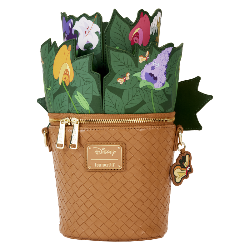 Alice In Wonderland Exclusive Singing Flower Basket Crossbody Bag, , hi-res view 5