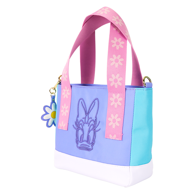 Daisy Duck 85th Anniversary Nylon Mini Tote Crossbody Bag, , hi-res view 3