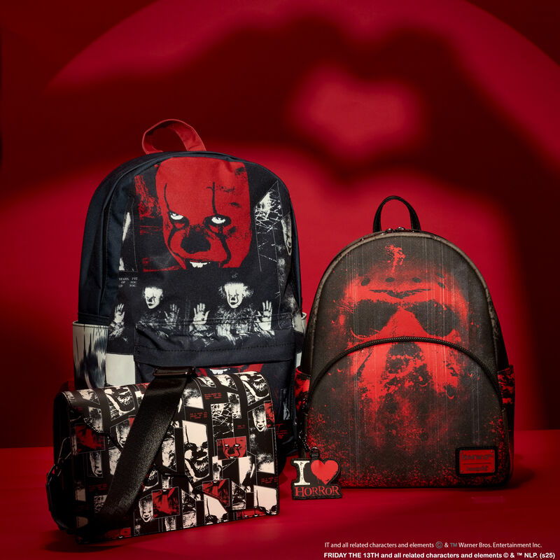 I Heart Horror Friday The 13th Mini Backpack, , hi-res view 3