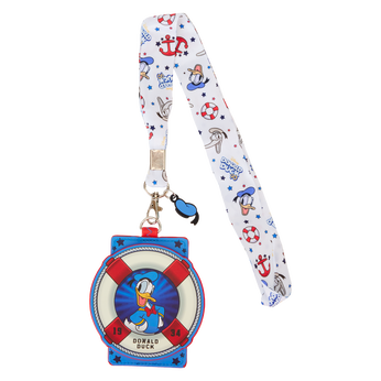 Donald Duck 90th Anniversary Lanyard With Card Holder, Image 1
