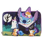 Stitch Exclusive Spooky Stories Halloween Glow Zip Around Wallet, , hi-res view 1