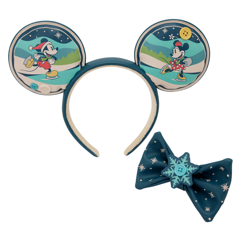 Mickey & Minnie Holiday Ear Headband, , hi-res view 7