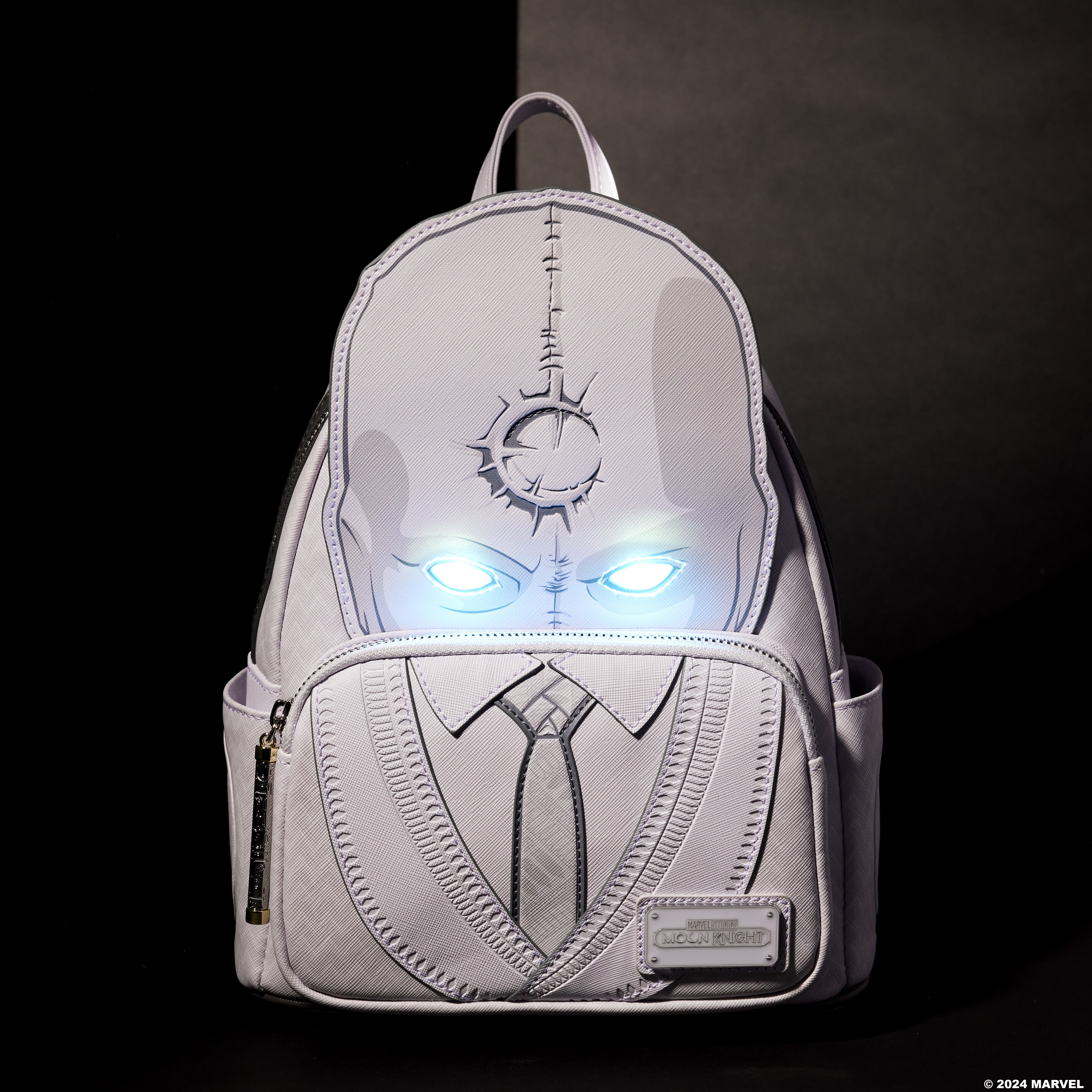 Silver knight backpack store