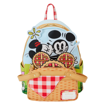 Mickey & Friends Picnic Basket Mini Backpack with Coin Bag, Image 1