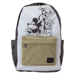 Mickey & Friends Canvas Nylon Full-Size Backpack, , hi-res view 1