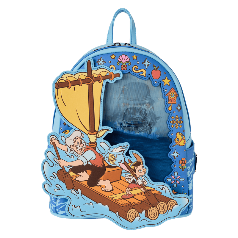 Pinocchio Exclusive Raft Monstro Lenticular Mini Backpack, , hi-res view 1