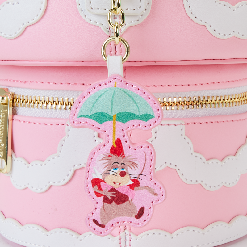 Loungefly Disney アリス ドルマウス ショルダー ケーキ Alice in Wonderland Unbirthday Cake Figural Glow Crossbody Bag