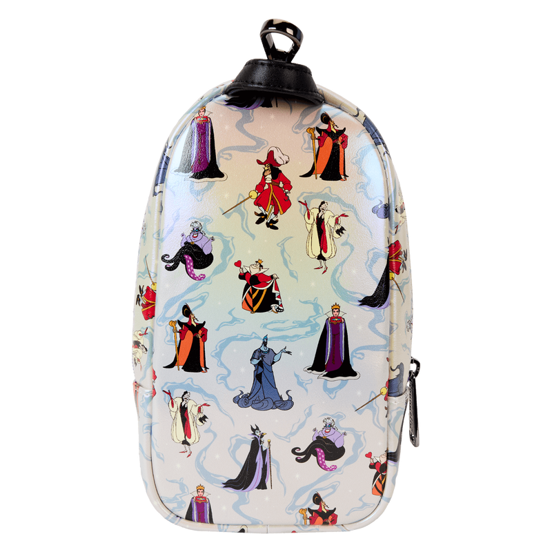 Disney Villains Iridescent All-Over Print Stationery Mini Backpack Pencil Case, , hi-res view 4