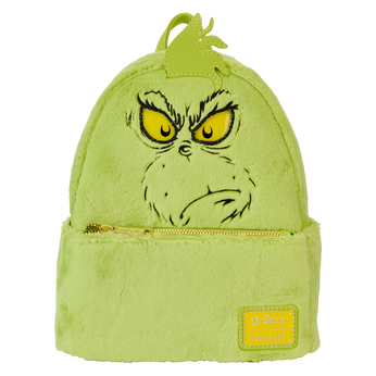 Dr. Seuss' How The Grinch Stole Christmas! Plush Cosplay Light Up Mini Backpack, Image 1