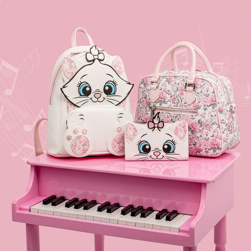 Disney Aristocats Marie Floral Mini Backpack, , hi-res view 7